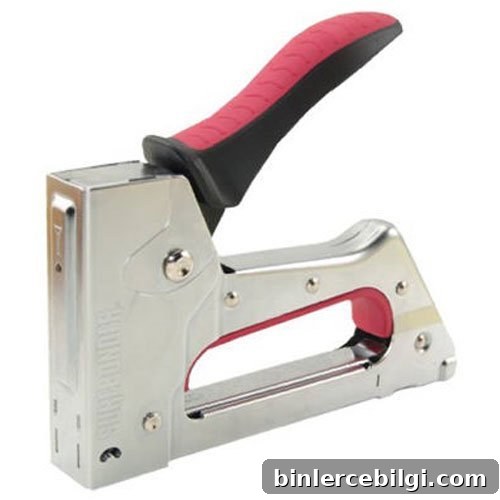 Doing any upholstering, or really anything with fabric? Then you'll need a stapler gun in your DIYer's arsenal! | Top 15 Best Gifts for the Beginner DIYer