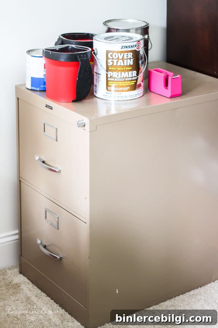 Two Rules to Finally Eliminate Paper Clutter 2 The old cabinet got to go! How to Eliminate Paper Clutter for Good! | 30 days to Less of a Hot Mess