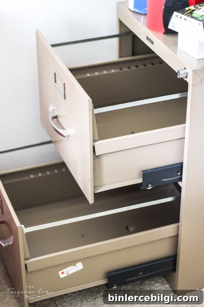 Two Rules to Finally Eliminate Paper Clutter 3 Clearing out the filing cabinet and piles from around the house.