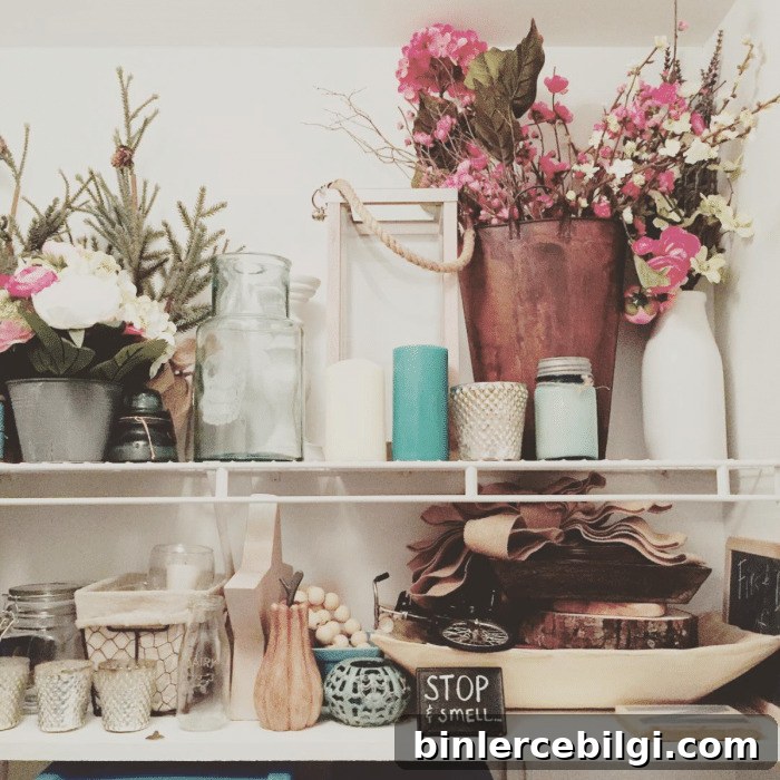 organized decor closet