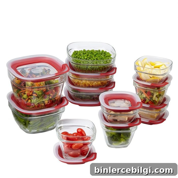 Easy Find Lids Glass Food Storage Container | 30 Days to Less of a Hot Mess
