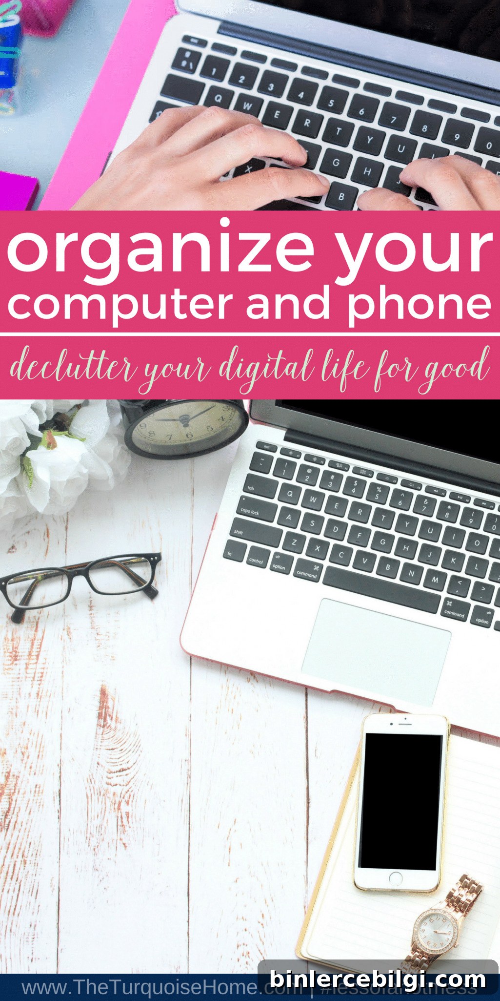 How to Organize your Phone and Computer | declutter your digital life for good!