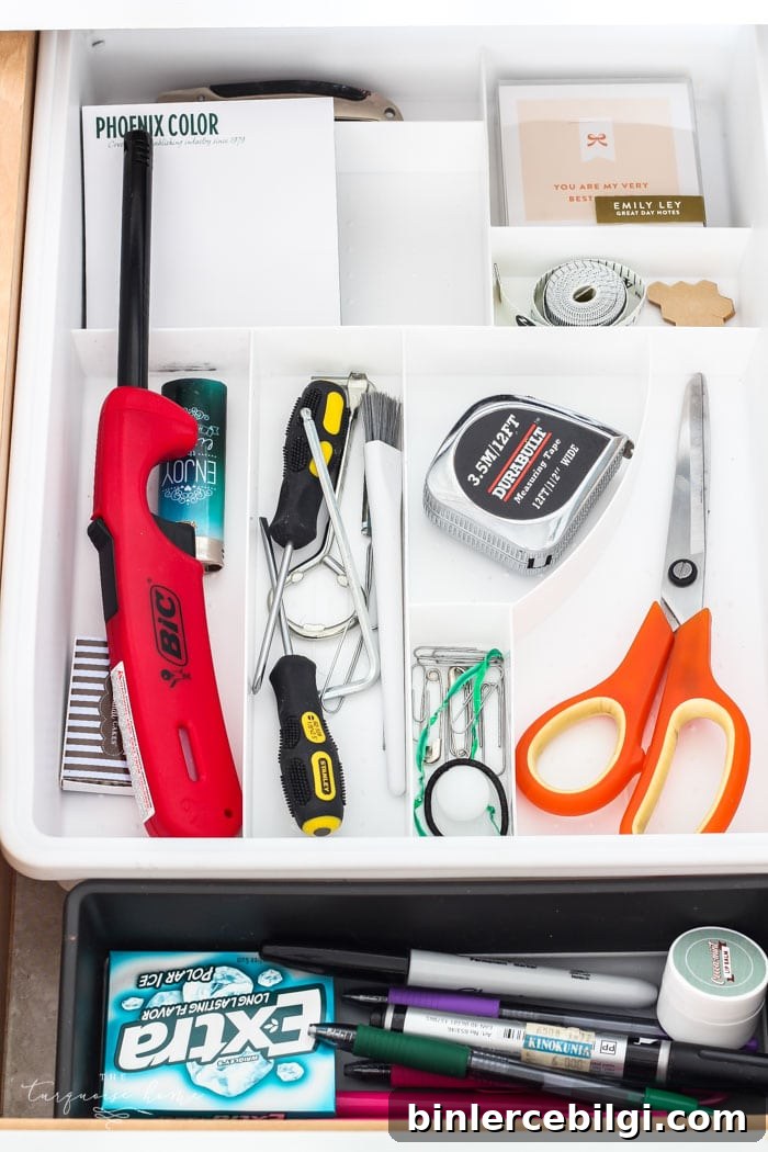 How to Organize Your Junk Drawer in 15 Minutes! | 30 Days to Less of a Hot Mess Challenge