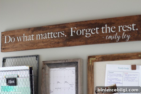 How to Create Margin When Life Feels Overwhelming 6 Don't let paper overrun your life!! How to Tame the Paper Clutter: Industrial Farmhouse Command Center | TheTurquoiseHome.com