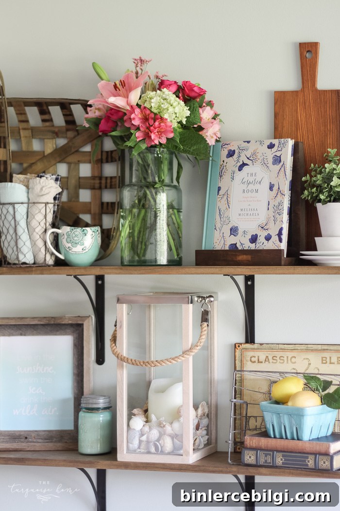 Decorative Pillows and Shelves