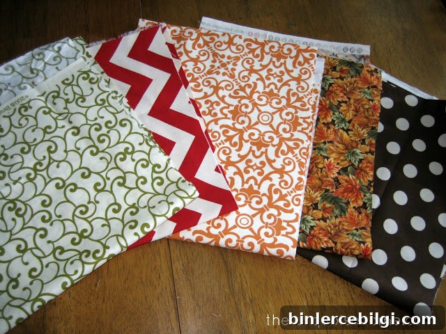 bunting fabric selections