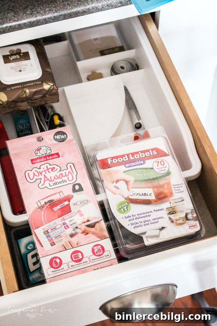 Kid cup labels and shoe bin labels