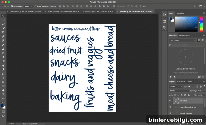 DIY pantry label sheet