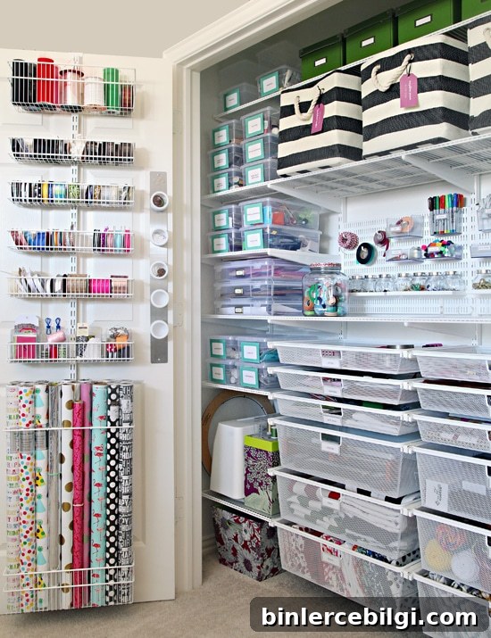 The Ultimate Craft Closet Organization by i Heart Organizing