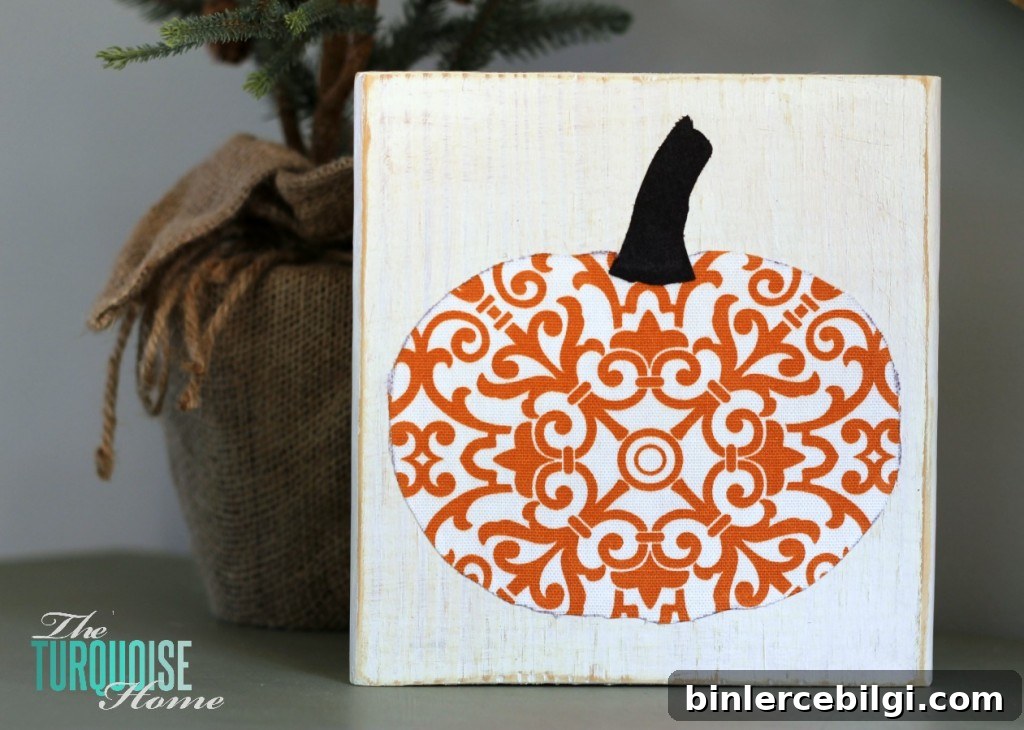 "Scrappy" Pumpkin Fall Decor