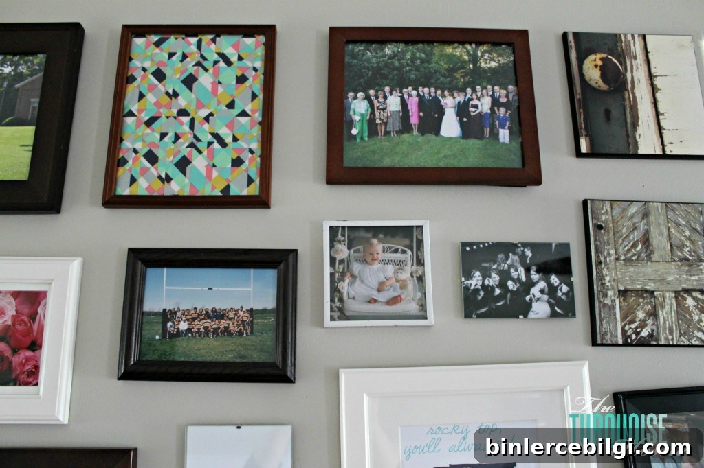 Add Fabric to a Gallery Wall