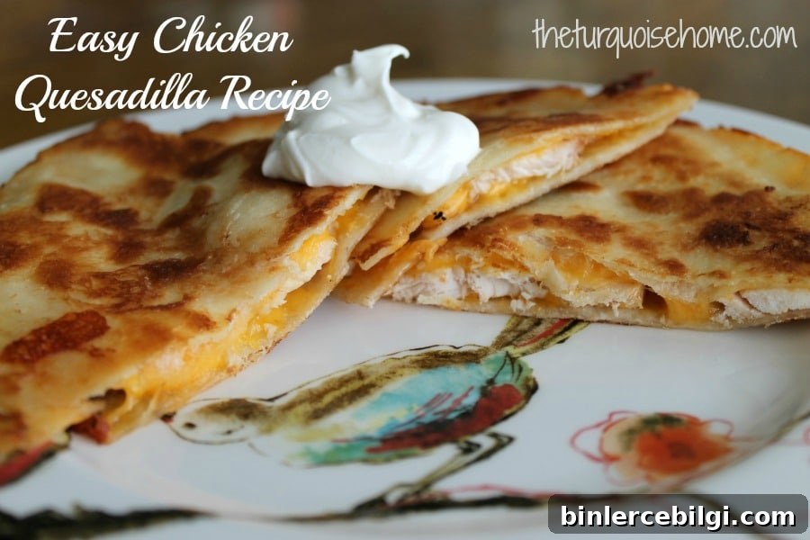 Chicken Quesadilla Recipe with a Secret Ingredient 2 Easy Chicken Quesadilla with a Secret Ingredient!