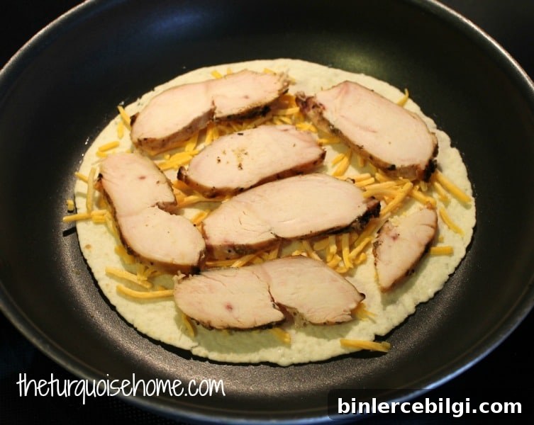 Chicken Quesadilla Recipe with a Secret Ingredient 5 Quesadilla assembled and ready to cook