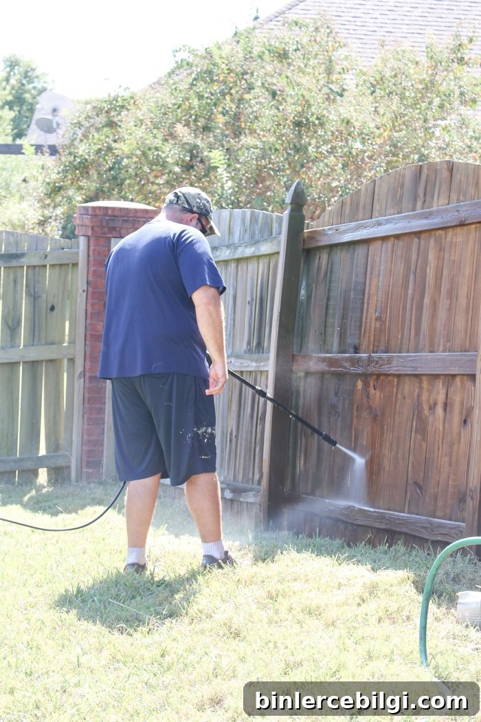 How to Paint a Wood Fence Quickly: Step-by-Step Guide 3 This inexpensive paint sprayer is awesome!! How to Paint a Wood Fence the Easiest and Fastest Way! Take a minute to CLICK the link and access hundreds of other tutorials, tips and ideas for DIY home projects. This site is a MUST for any DIYer.