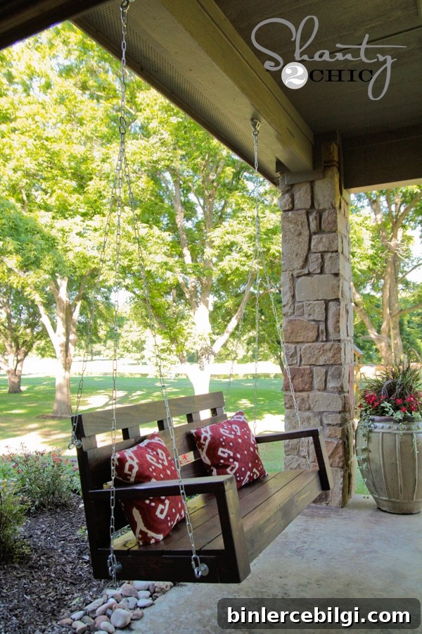 Inspiring Front Porch Decor Ideas to Boost Curb Appeal 7 DIY porch swing plans