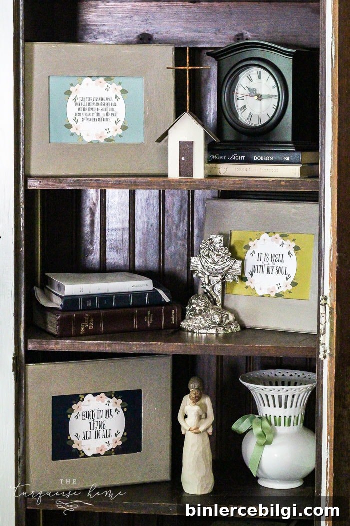 Magnolia Hymn Cards and Dollar Frames - a super cute, inexpensive way to add some art to your room!