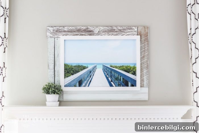 Get this gorgeous beach-inspired DIY framed canvas art with this simple tutorial! READ MORE >>