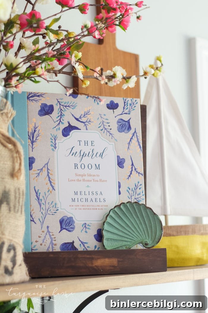 Simply gorgeous navy and turquoise in this summer home tour. Inspiration to create a home you love! | My Summer House