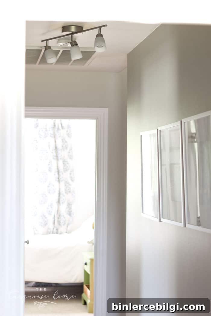 Love this quick and easy update! Add old house charm with affordable schoolhouse lighting!