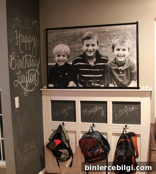 Hooks in a Nook Mudroom