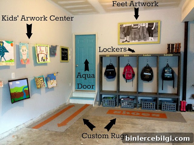 garage mudroom idea