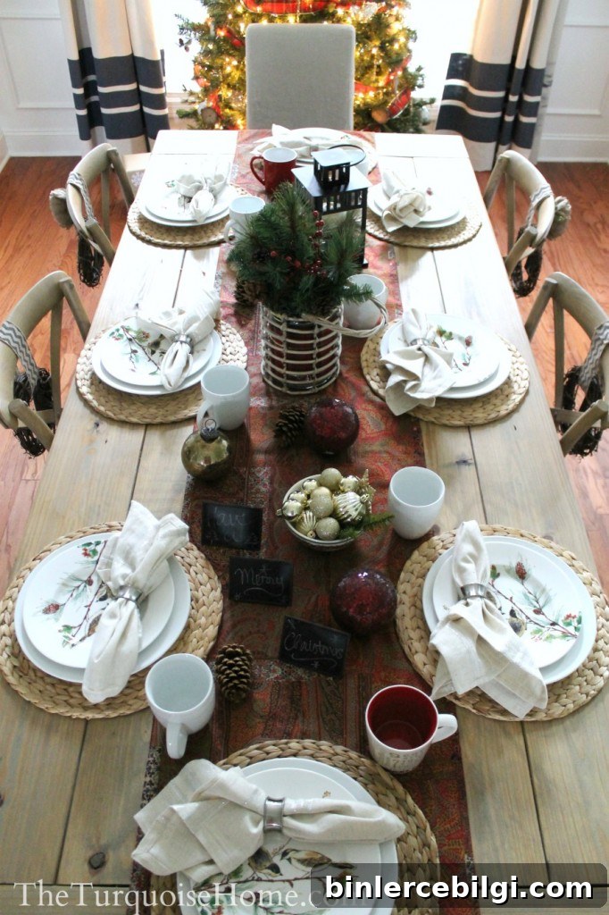 Christmas Home Tour 2013: Pretty in Plaid