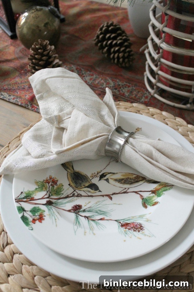 Christmas Home Tour 2013: Pretty in Plaid - find all the details at TheTurquoiseHome.com