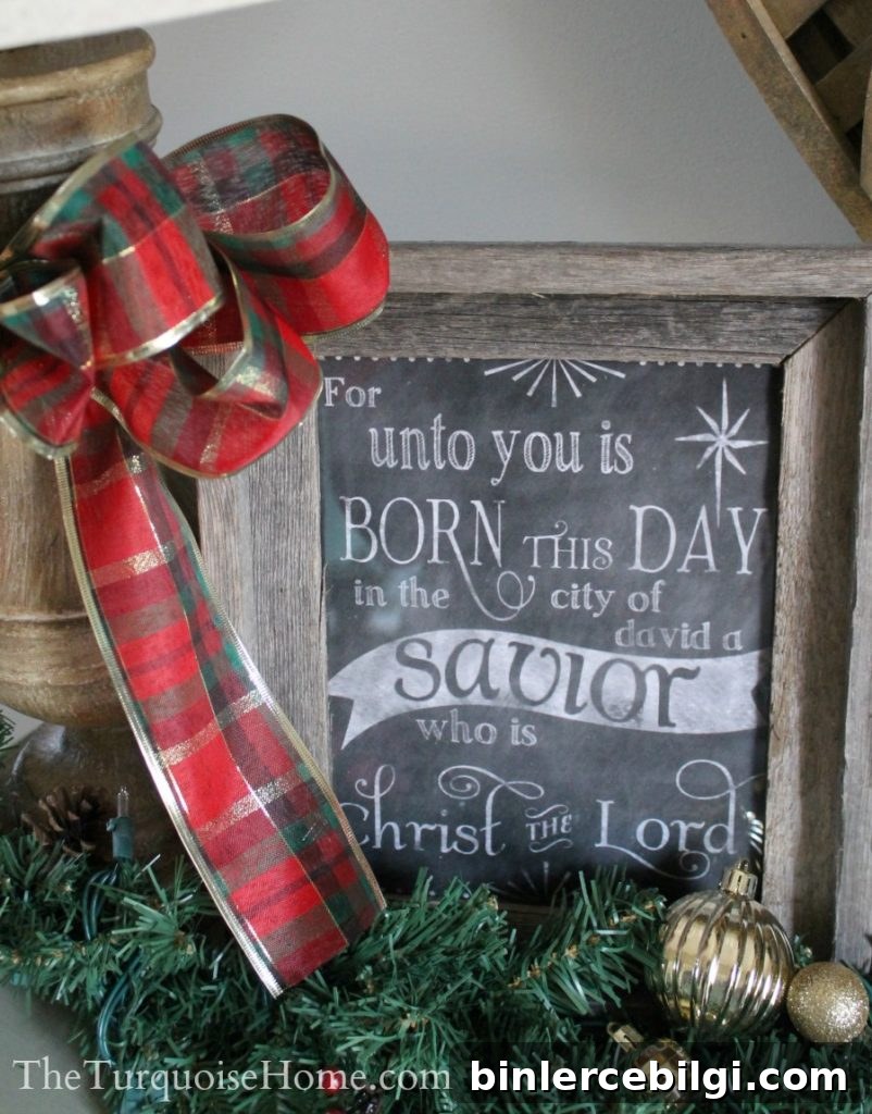 Christmas Home Tour 2013: Pretty in Plaid