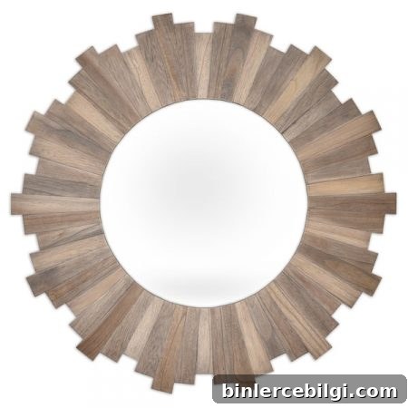 10 Large Round Mirrors That Transform Any Room 10 Stockholm Natural Wood Mirror from Overstock | 10 Large Round Mirrors We Love!