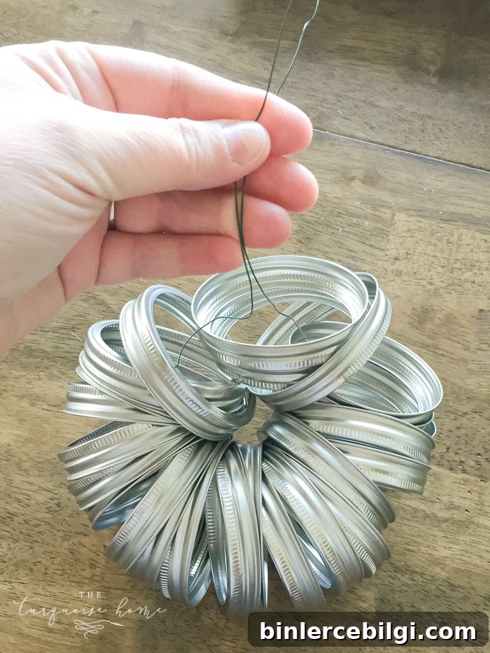  mason jar lid pumpkin tutorial
