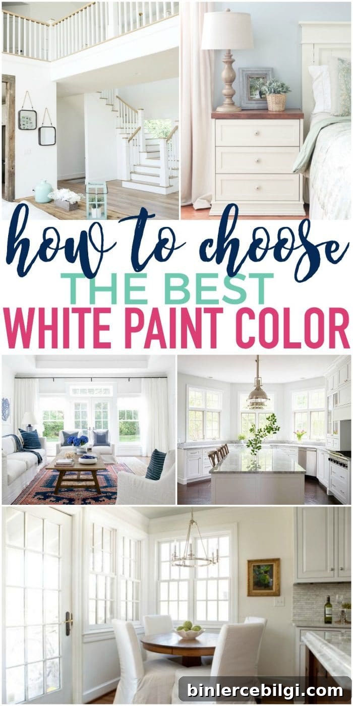 How to Choose the Best White Paint Color