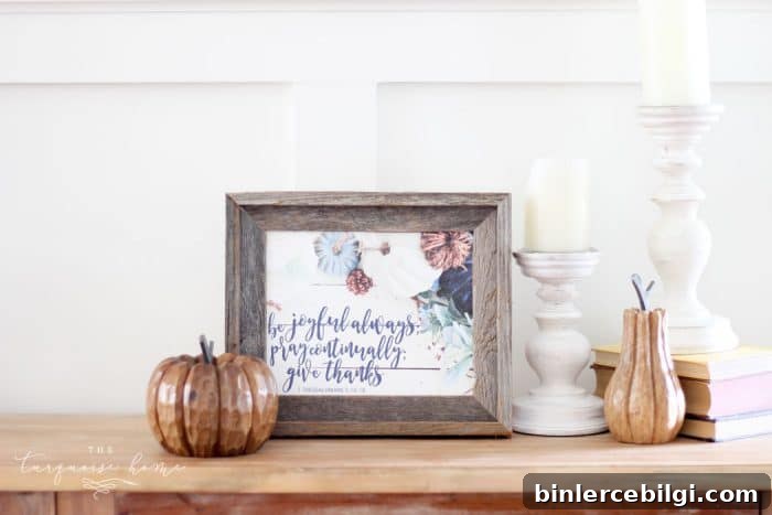 Be Joyful, Pray Continually, Give Thanks Free Fall Printable