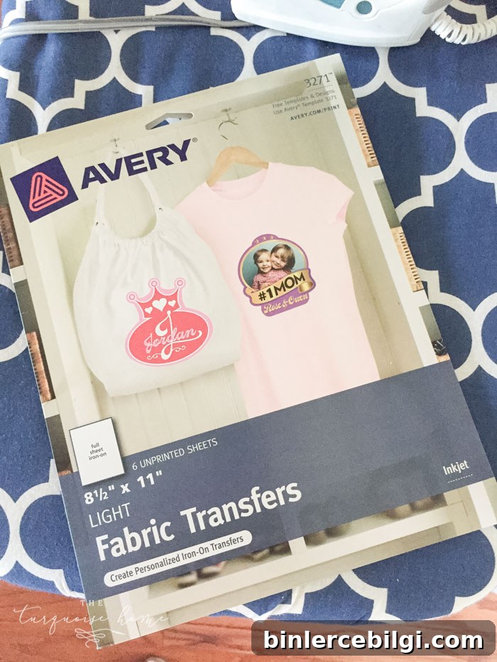 Iron On Transfer Paper makes customizing a pillow cover super easy! LOVE how this turned out!!