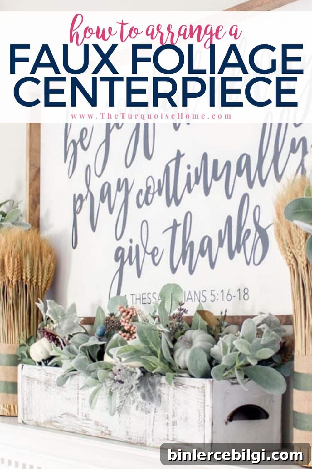 How to Arrange a Faux Foliage Centerpiece