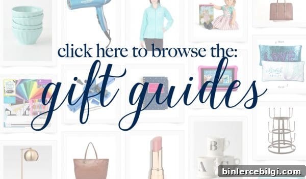 Gift guides and shopping for holiday presents