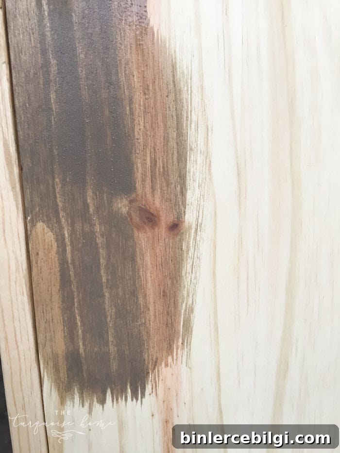 Weathered Stain from Old Barn Milk Paint