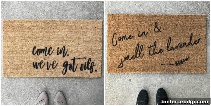 Cute doormats are the best gift! Got an oiler on your holiday gift list? Then I've got you covered! Top gifts for the essential oil lover.