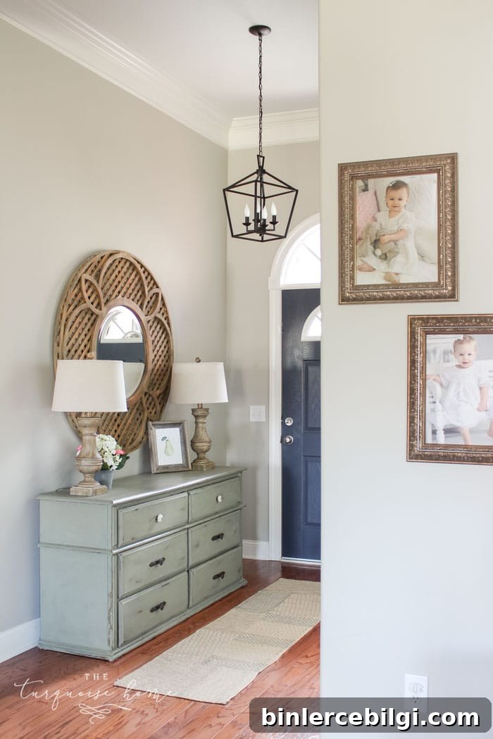 Darlana Pendant Lantern Knock-off for the Foyer! LOVE this light for less than $100!!