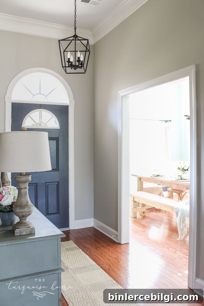 Darlana Pendant Lantern Knock-off for the Foyer! LOVE this light for less than $100!!