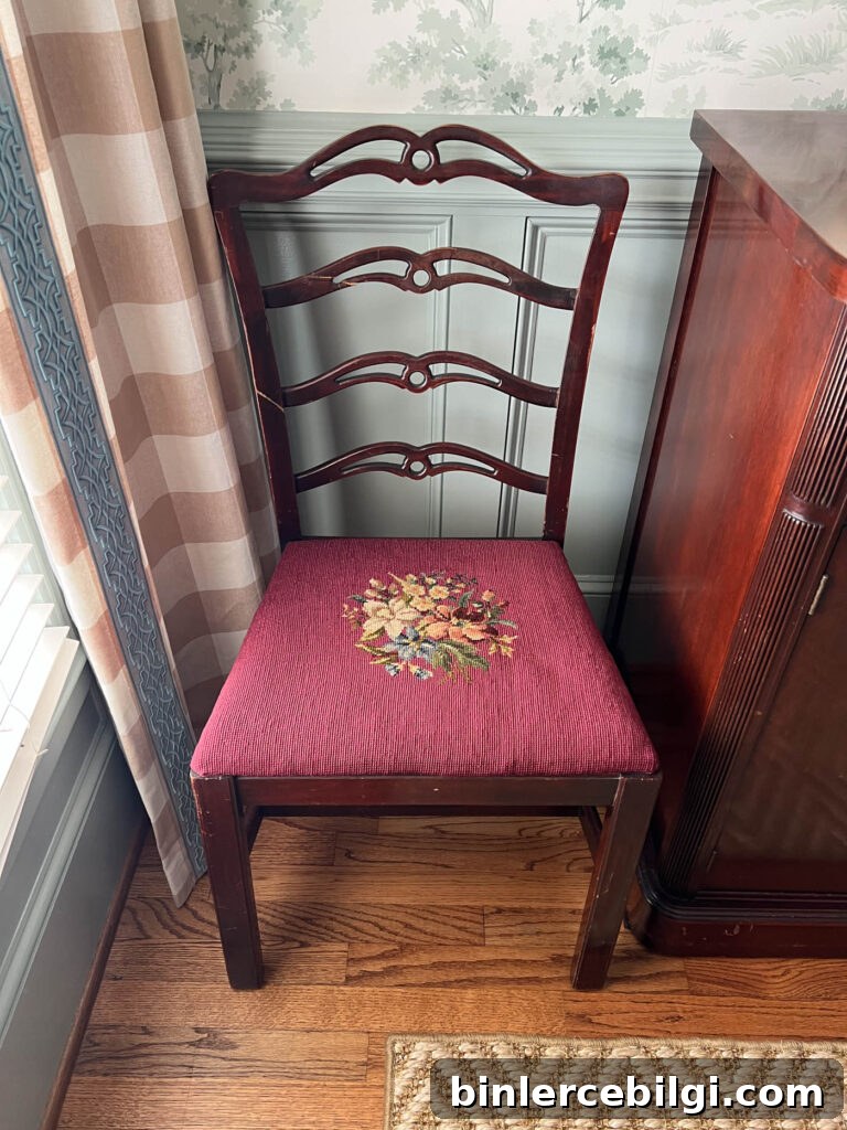 dining room chair before