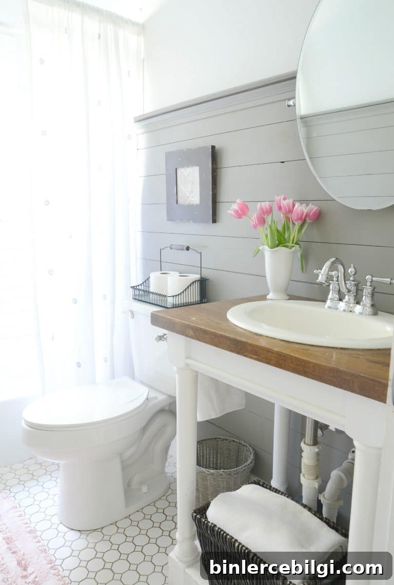 Farmhouse Bathroom Essentials: Key Design Elements 12 Farmhouse bathroom refresh