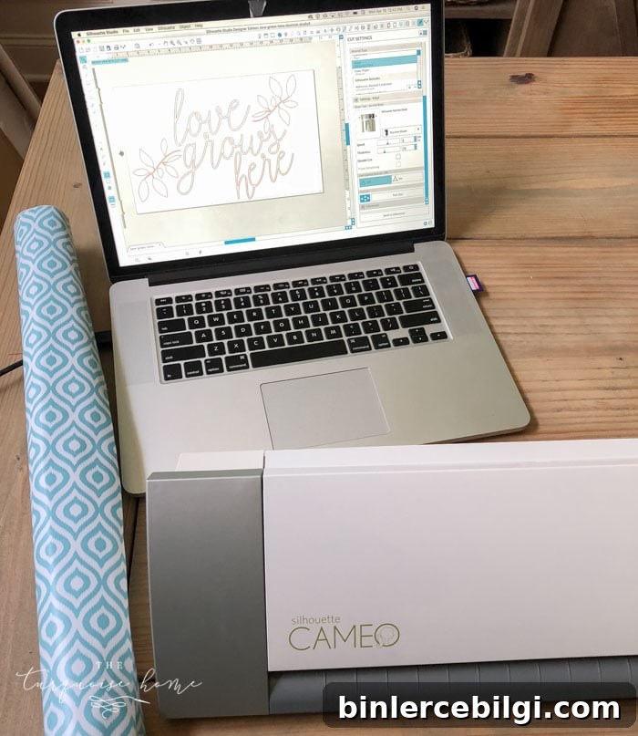 Use a Silhouette Cameo to create your own DIY Doormat!