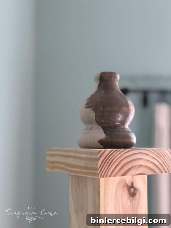 DIY Wooden Coat Rack: Step-by-Step Build Guide 12 Stain or Paint your Entryway Coat Rack with a medium of your choice! I love this Weathered Stain from Old Barn Milk Paint | DIY Coat Rack | #buildyourownathome #diyproject #diy #buildlikeagirl