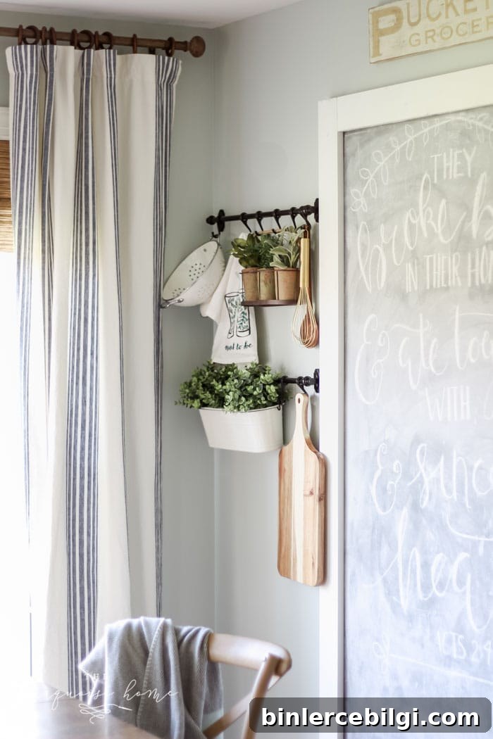 Th IKEA Fintorp Rails hanging system is perfect for adding interest and dimension to any plain ol' wall!