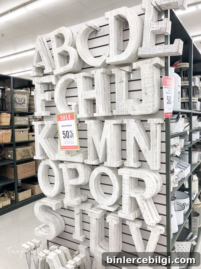 What to Buy at Hobby Lobby: Top Items to Grab 14 Decorative letters for crafts and decor.