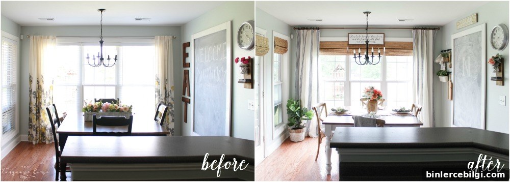 Kitchen makeover before and after