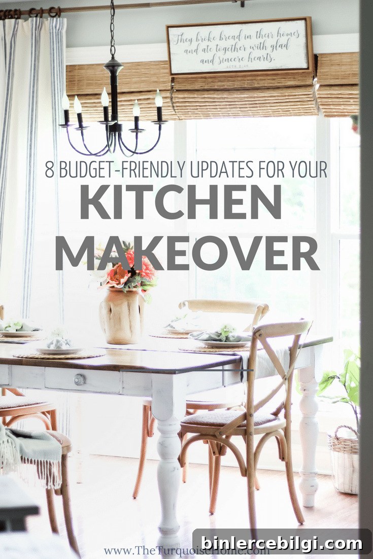 Final kitchen makeover details and decor