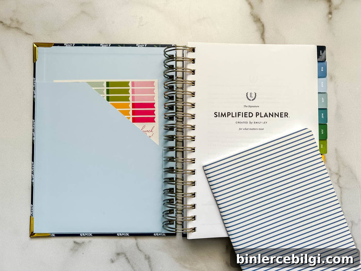 interior of simplified planner