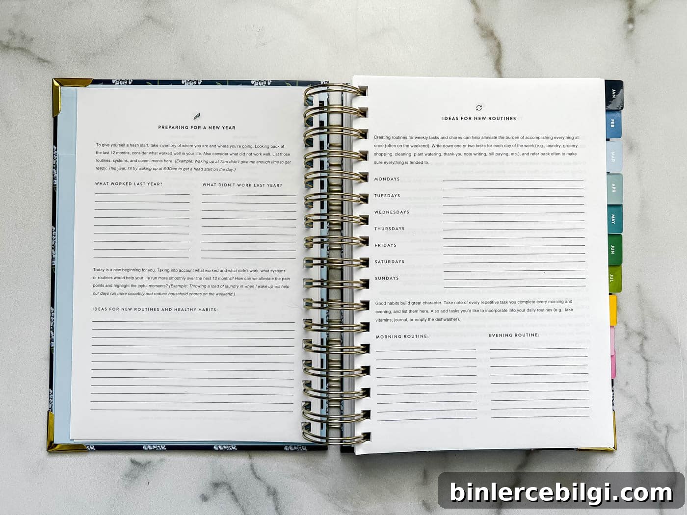 simplified planner prep work pages