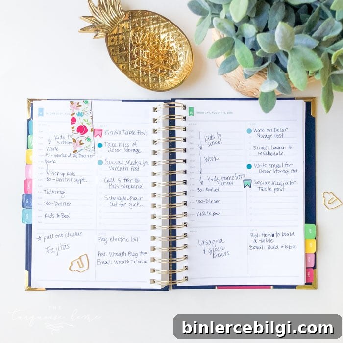 How to use the Emily Ley Simplified Planner daily pages ...